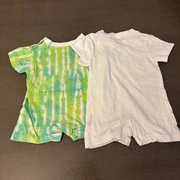 Green and White Adidas Romper Bundle Size 6 Months - Picture 3 of 3